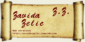 Zavida Zelić vizit kartica